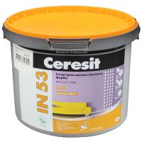 Фарба водоемульсійна CERESIT IN 53 Lux база А 7 кг, білий мат